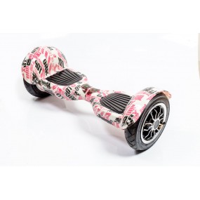 Гироскутер Smart Balance Wheel 10’’ Pro - граффити розовый